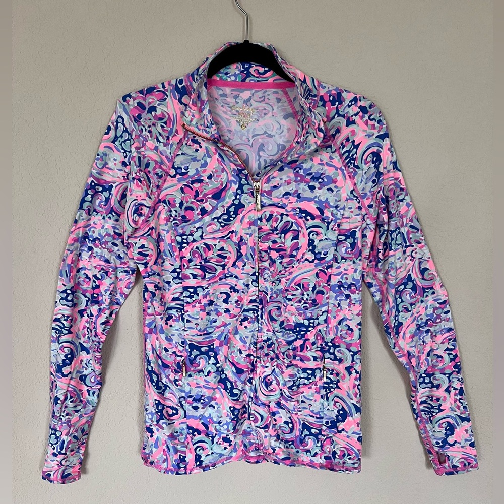 Lilly Pulitzer Zip Up Jacket , M